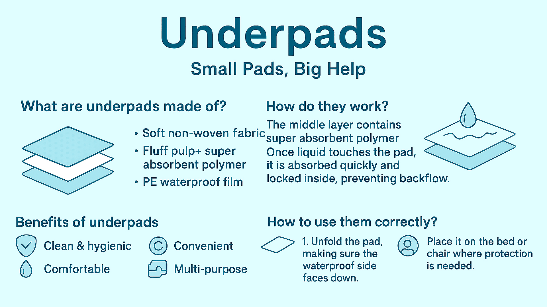 Underpad Knowledge｜A Complete Guide for Better Care
