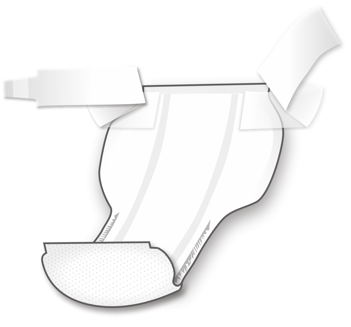 Beishute Tape-Style Adult Diapers — Comfortable, Secure & Breathable Protection for Low Mobility Users